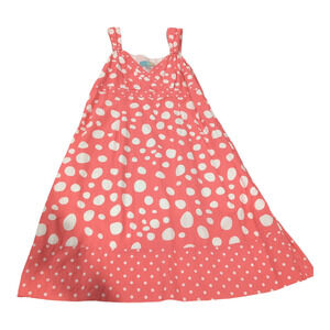 Pink polka empire baby doll waist Boden Sz US 8 Dress